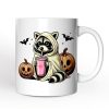 Cute Racoon Drinking Cup, Personalized Mug, Retro Halloween Gift with Custom Name Cute Racoon Drinking Cup, Personalized Mug, Retro Halloween Gift with Custom Name