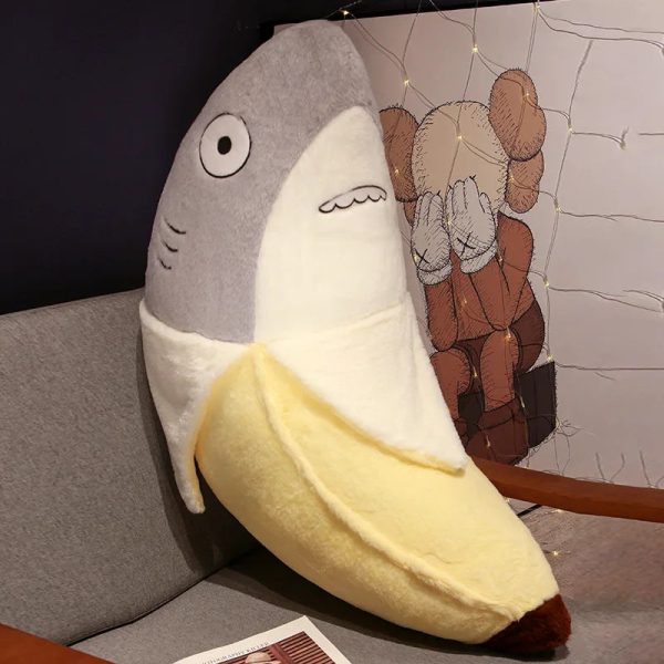 Cute Shark Banana Plush Soft & Cuddly Cute Shark Banana Plush Soft & Cuddly