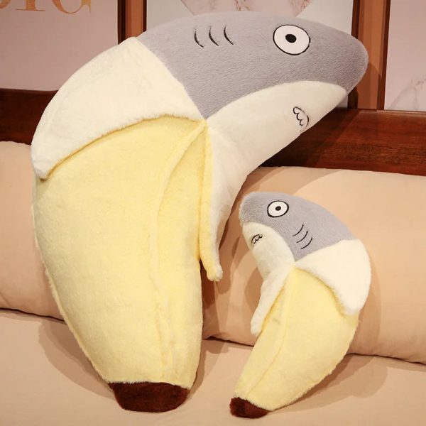 Cute Shark Banana Plush Soft & Cuddly Cute Shark Banana Plush Soft & Cuddly
