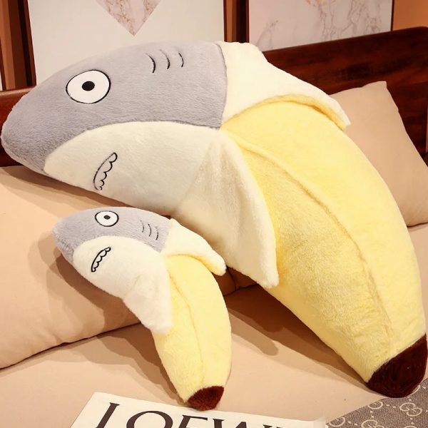 Cute Shark Banana Plush Soft & Cuddly Cute Shark Banana Plush Soft & Cuddly