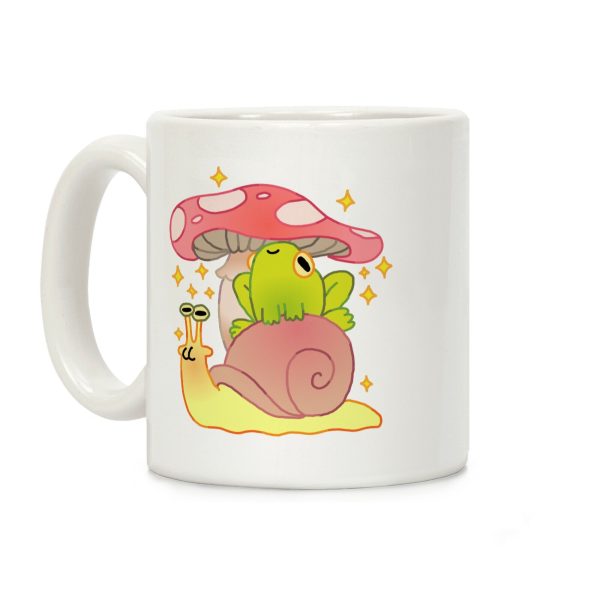 Cute Snail & Frog Coffee Mug Cute Snail & Frog Coffee Mug