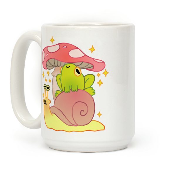 Cute Snail & Frog Coffee Mug Cute Snail & Frog Coffee Mug