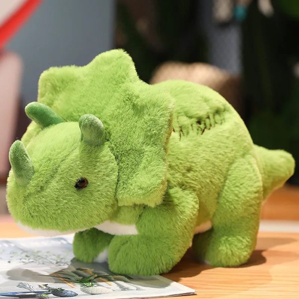 Cute Triceratops Plush Toy - Soft Stuffed Animal for Kids' Hugs!