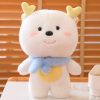 Cute White Dragon Plush Toy with Scarf - Perfect New Year Gift! Cute White Dragon Plush Toy with Scarf - Perfect New Year Gift!