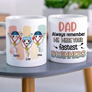 Dad, Always Remember, Gift For Dad, Personalized Mug, Funny Sperm Mug, Father's Day Gift