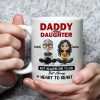 Dad And Daughter Share Love - Personalized Two-Tone Mug with Cute Design - Perfect Gift for Fathers and Daughters Dad And Daughter Share Love - Personalized Two-Tone Mug with Cute Design - Perfect Gift for Fathers and Daughters