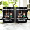 Dad And Daughters, Sons - A Bond That Can't Be Broken - Personalized Mug