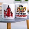 Dad and Kids DR-WHM-03dnqn180323tm Personalized Coffee Mug