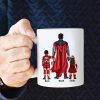 Dad and Kids DR-WHM-03dnqn180323tm Personalized Coffee Mug
