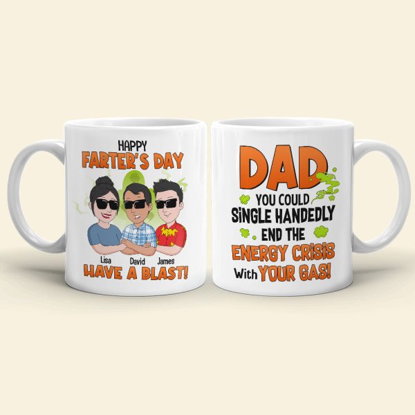 Dad Farter's Day White Mug 01dntn310523hh Dad Farter's Day White Mug 01dntn310523hh