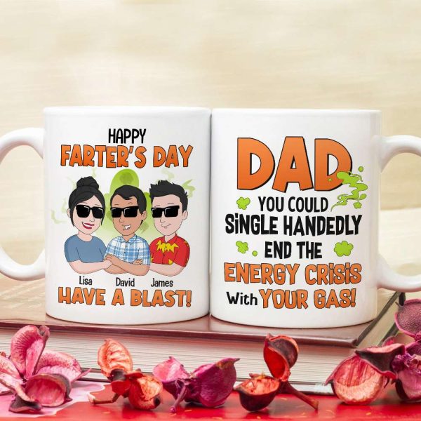 Dad Farter's Day White Mug 01dntn310523hh Dad Farter's Day White Mug 01dntn310523hh