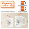 Dad Hand Bumps Custom Kids' Names - Personalized Mug Dad Hand Bumps Custom Kids' Names - Personalized Mug