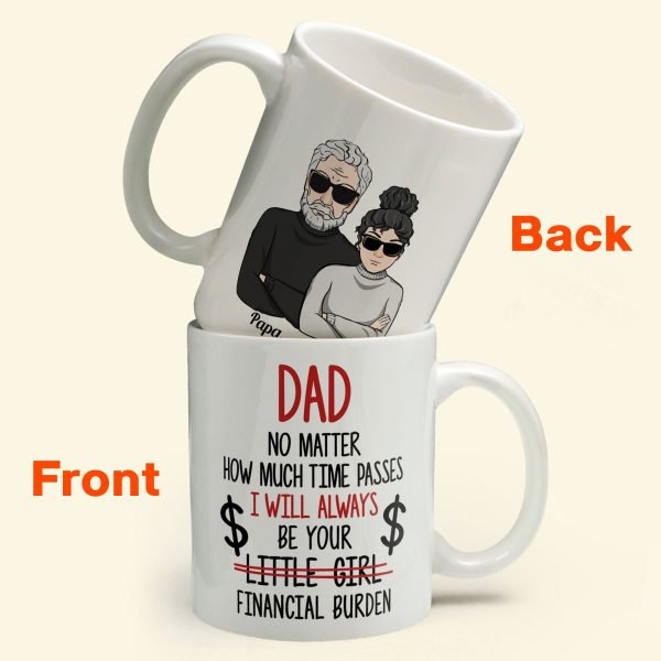 Dad I Will Always Be Your Financial Burden - Personalized Mug - Birthday & Christmas Gift For Dad, Grandpa, Father, Papa Dad I Will Always Be Your Financial Burden - Personalized Mug - Birthday & Christmas Gift For Dad, Grandpa, Father, Papa