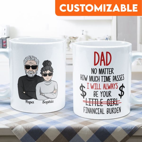 Dad I Will Always Be Your Financial Burden - Personalized Mug - Birthday & Christmas Gift For Dad, Grandpa, Father, Papa Dad I Will Always Be Your Financial Burden - Personalized Mug - Birthday & Christmas Gift For Dad, Grandpa, Father, Papa