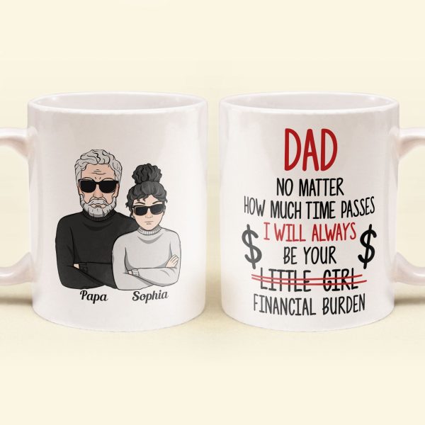 Dad I Will Always Be Your Financial Burden - Personalized Mug - Birthday & Christmas Gift For Dad, Grandpa, Father, Papa Dad I Will Always Be Your Financial Burden - Personalized Mug - Birthday & Christmas Gift For Dad, Grandpa, Father, Papa