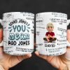 Dad Jokes You Mean Rad Jokes - Personalized Custom Coffee Mug - DAD284_MG Dad Jokes You Mean Rad Jokes - Personalized Custom Coffee Mug - DAD284_MG