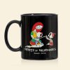 Dad Mom And Children 02QHDT230323 Personalized Black Coffee Mug
