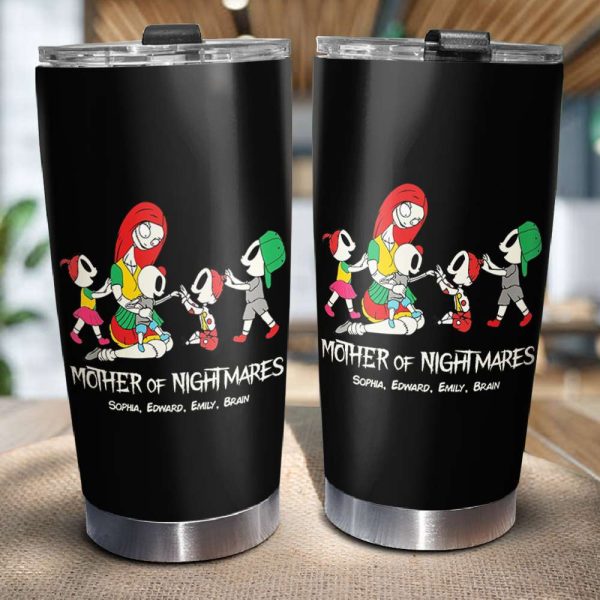 Dad Mom And Children 02QHDT230323 Personalized Black Coffee Mug