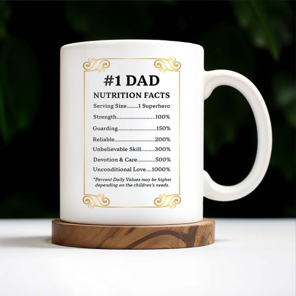 Dad No. 1 The Man The Myth The Legend Superhero Mug - Personalized Custom Coffee Mug - DAD017_MG Dad No. 1 The Man The Myth The Legend Superhero Mug - Personalized Custom Coffee Mug - DAD017_MG