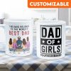 Dad Of Girls #Outnumbered - Personalized Mug - Christmas Birthday Gift For Dad - From Son, Daughter Dad Of Girls #Outnumbered - Personalized Mug - Christmas Birthday Gift For Dad - From Son, Daughter