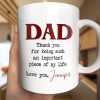 DAD Thank You For Being Such An Important Piece Of My Life - Personalized Custom Coffee Mug - DAD034_MG DAD Thank You For Being Such An Important Piece Of My Life - Personalized Custom Coffee Mug - DAD034_MG
