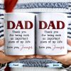 DAD Thank You For Being Such An Important Piece Of My Life - Personalized Custom Coffee Mug - DAD034_MG DAD Thank You For Being Such An Important Piece Of My Life - Personalized Custom Coffee Mug - DAD034_MG