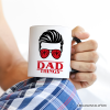 Dad Things Retro Personalized Mug, Red Glasses Family Matching Gift with Custom Name