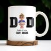 Daddy And Baby, Cartoon Characters - Personalized Custom Coffee Mug - DAD121_MG Daddy And Baby, Cartoon Characters - Personalized Custom Coffee Mug - DAD121_MG