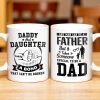Daddy And Daughter Bond, Special Dad Silhouettes - Personalized Custom Coffee Mug - DAD138_MG Daddy And Daughter Bond, Special Dad Silhouettes - Personalized Custom Coffee Mug - DAD138_MG