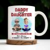 Daddy And Daughter, Not Always Eye To Eye But Always Heart To Heart - Personalized Custom Coffee Mug - DAD163_MG Daddy And Daughter, Not Always Eye To Eye But Always Heart To Heart - Personalized Custom Coffee Mug - DAD163_MG