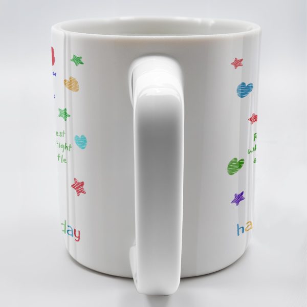 Daddy I've Only Been With You For Just A Little While, Lip Prints - Personalized Custom Coffee Mug - DAD032_MG