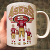 Daddy & Kids NFL Style - Personalized Mug - Gifts For American Football Lover | TM12 HN02