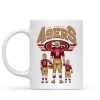 Daddy & Kids NFL Style - Personalized Mug - Gifts For American Football Lover | TM12 HN02