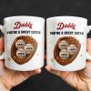 Daddy You're A Great Catch With Baseball And Glove - Personalized Custom Coffee Mug - DAD206_MG Daddy You're A Great Catch With Baseball And Glove - Personalized Custom Coffee Mug - DAD206_MG