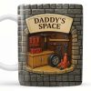 Daddy's Space, Garage and Tools Design - Personalized Custom Coffee Mug - DAD069_MG Daddy's Space, Garage and Tools Design - Personalized Custom Coffee Mug - DAD069_MG