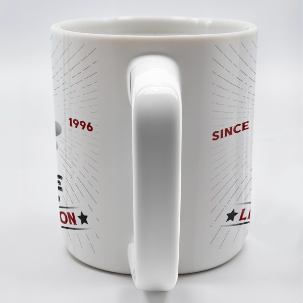 Dad's Reserve Premium Blend Limited Edition, Cartoon of Dad and Wine Glass - Personalized Custom Coffee Mug - DAD071_MG