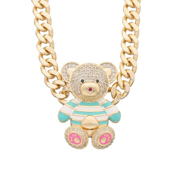Dainty Teddy Bear Pendant Necklace Dainty Teddy Bear Pendant Necklace