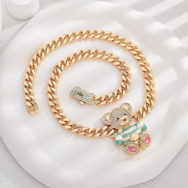 Dainty Teddy Bear Pendant Necklace Dainty Teddy Bear Pendant Necklace