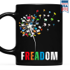 Dandelion Freadom Book Lover Gift Mug Dandelion Freadom Book Lover Gift Mug