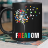 Dandelion Freadom Book Lover Gift Mug Dandelion Freadom Book Lover Gift Mug