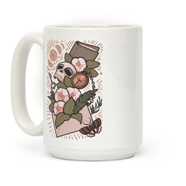 Dark Academia Letter Coffee Mug