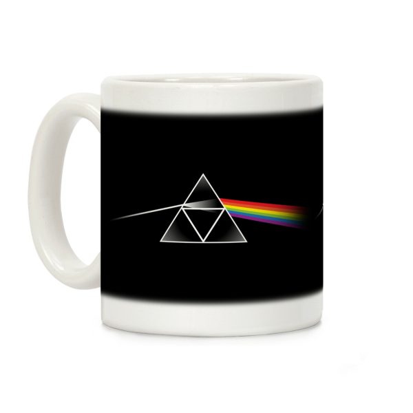 Dark Side Of The Triforce Coffee Mug Dark Side Of The Triforce Coffee Mug