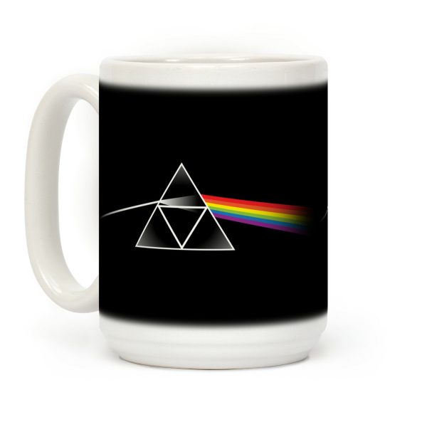 Dark Side Of The Triforce Coffee Mug Dark Side Of The Triforce Coffee Mug