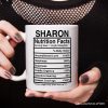 Daughter Nutrition Facts Personalized Mug, Birthday Gift with Custom Name Daughter Nutrition Facts Personalized Mug, Birthday Gift with Custom Name