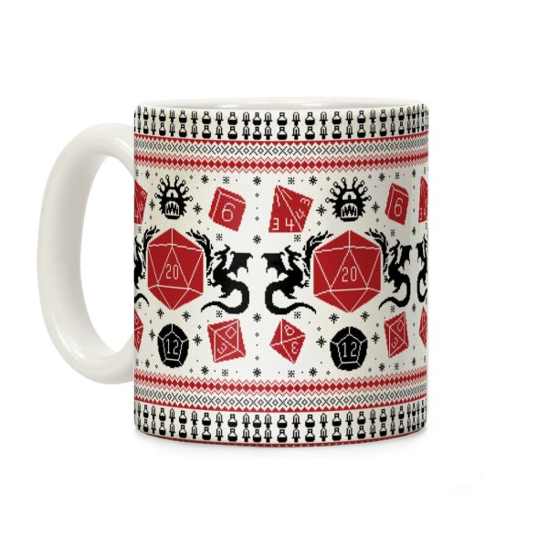 D&D Ugly Sweater Coffee Mug D&D Ugly Sweater Coffee Mug
