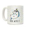 Deal With It Unicorn Coffee Mug