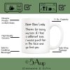 Dear Boss Lady Thanks Funny Coffee Mug, Gift for Boss Lady from Coworker Employee, Birthday Christmas Office Gift Dear Boss Lady Thanks Funny Coffee Mug, Gift for Boss Lady from Coworker Employee, Birthday Christmas Office Gift