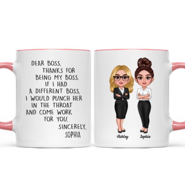 Dear Boss Personalized Mug, Funny Christmas Gift For Boss Dear Boss Personalized Mug, Funny Christmas Gift For Boss