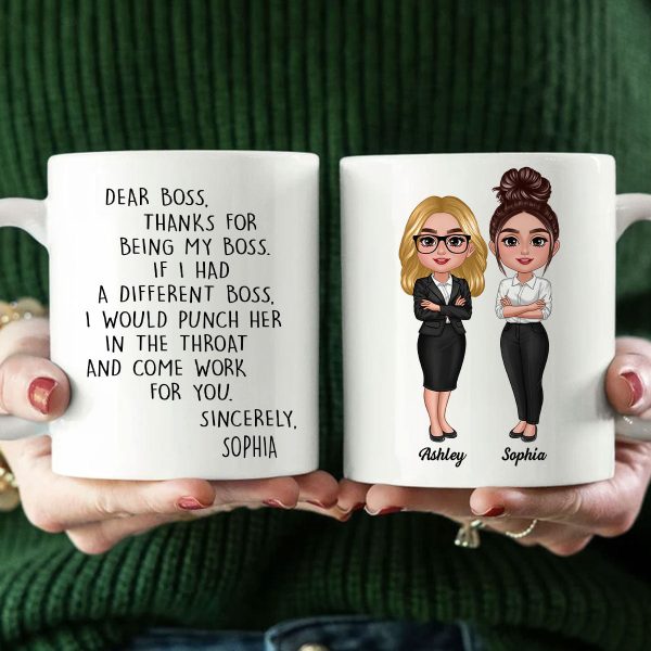 Dear Boss Personalized Mug, Funny Christmas Gift For Boss Dear Boss Personalized Mug, Funny Christmas Gift For Boss
