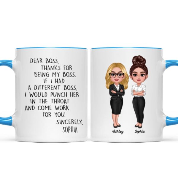 Dear Boss Personalized Mug, Funny Christmas Gift For Boss Dear Boss Personalized Mug, Funny Christmas Gift For Boss